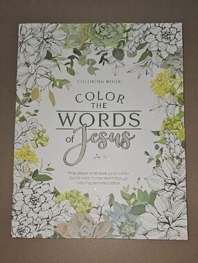 Color the Words of Jesus Coloring Book Paperback